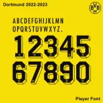 BVB Dortmund 2022-2023 Font