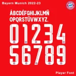 Bayern Munich 2021-23 Font