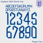England 2022 World Cup Font