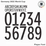 Germany 2022 World Cup Font