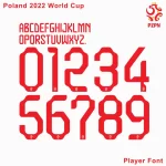 Poland 2022 World Cup Font