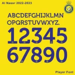 Al Nassr 2022-2023 Font