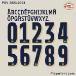 PSV 2023-2024 Font
